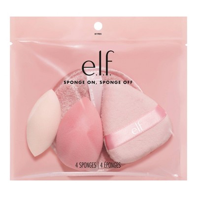 e.l.f. Sponge On, Sponge Off Holiday Cosmetic Tools Gift Set - 4ct