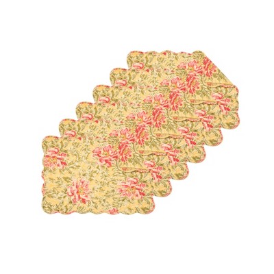 C&F Home Cotton Machine Washable Reversible Placemats