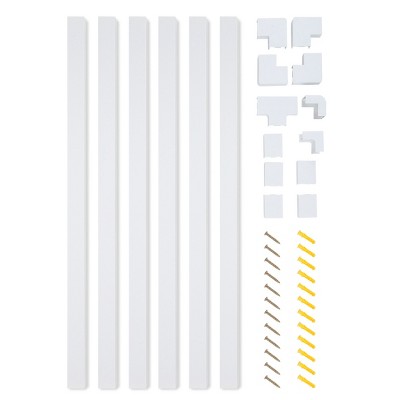 Fleming Supply On-Wall Cord Concealer Kit - White, 48 Pieces
