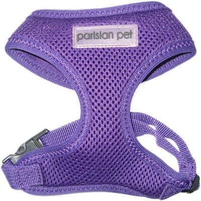 Parisian Pet 'Freedom Harness Purple' for Dogs & Cats – Soft, Comfortable, Adjustable Purple Harness for Small Pets