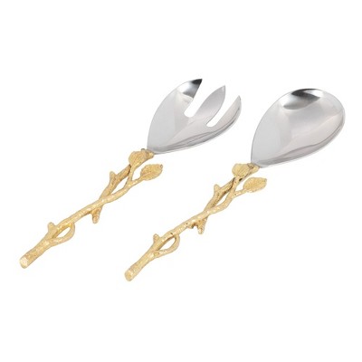 Jiallo  Gilt Leaf Salad set
