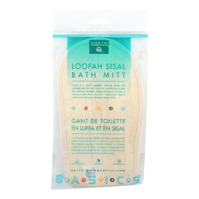 Earth Therapeutics Bath Mitt Loofah Sisal - 1 ct