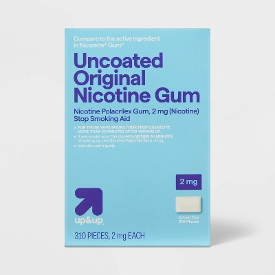 Nicotine 2mg Gum Stop Smoking Aid - Original Flavor - up&up™
