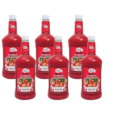 Master Of Mixes Strawberry Daiquiri Margarita Mix - 6 pack, 1.75 lt