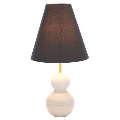 Evadne 22" Marble Table Lamp - TBL3005 - Black/White - Safavieh