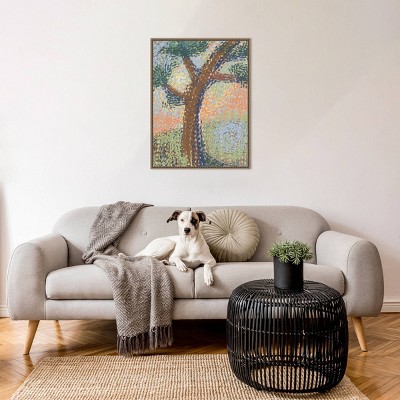 Amanti Art Summer Tree by Little Dean Framed Wall Art Print