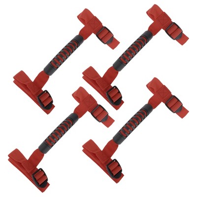 Unique Bargains Roll Bar Grab Grip Handle Holder for Jeep Wrangler 1987-2021 Nylon PVC 4 Pcs
