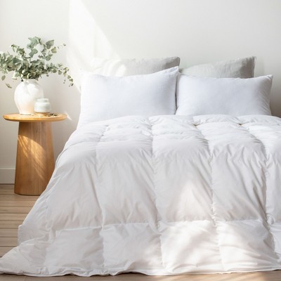 All Season 700 Fill Power Luxury White Duck Down Duvet Comforter Insert | BOKSER HOME