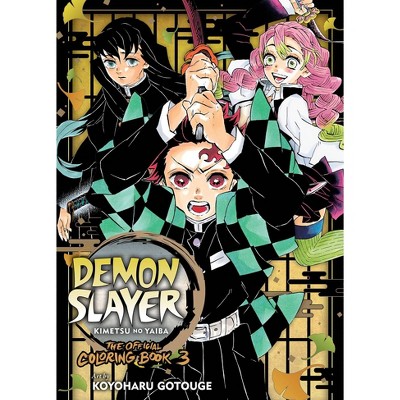 Demon Slayer: Kimetsu no Yaiba: The Official Coloring Book 3 - by Gotouge, Koyoharu (Paperback)