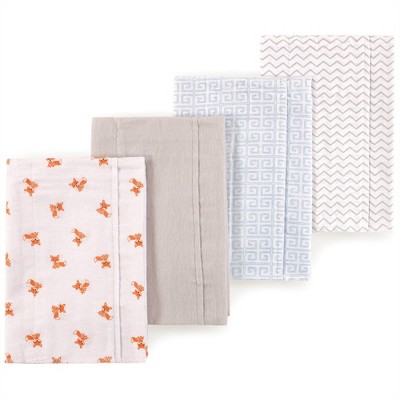 Little Treasure Luvable Friends Flannel Burp Cloths 4pk