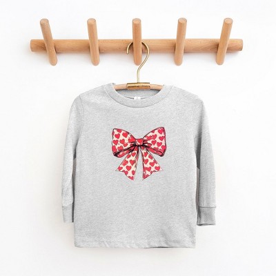 The Juniper Shop Coquette Hearts Youth Long Sleeve Tee