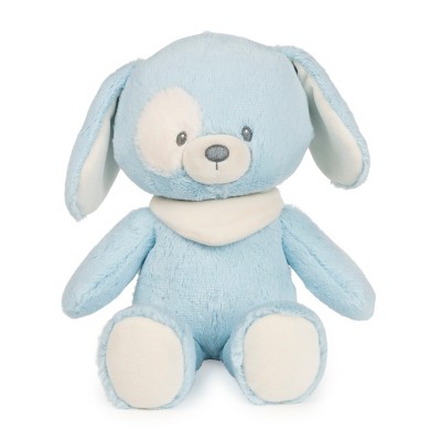 Baby GUND Sustainable Puppy Plush, Stuffed Animal Made from Recycled Materials Blue/Cream, 13”