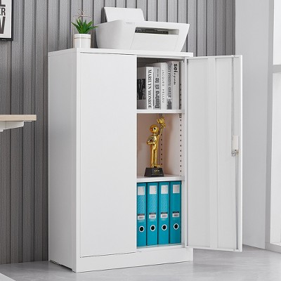 LOVMOR Metal Lateral File Cabinet with 2 Drawer&Lock,Office Vertical Files Cabinets for Office Home,A4,Assembly Required