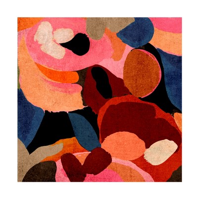 Trademark Fine Art - June Erica Vess  Saturated Tropics II Canvas Art