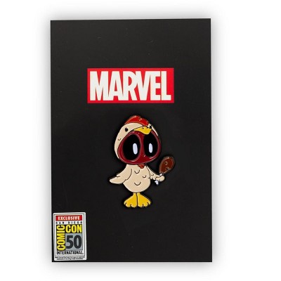 Marvel Deadpool Enamel Collector Pin | Exclusive Chibi Style Deadpool In A Chicken Suit