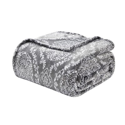 Plazatex Gracey Printed Luxurious Ultra Soft Lightweight Bed Blanket Multicolor
