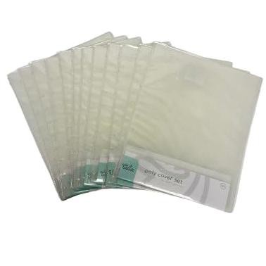 Talia Plastic Discbound Discs and Covers. (Clear 12pk (no discs), Midsize Set)