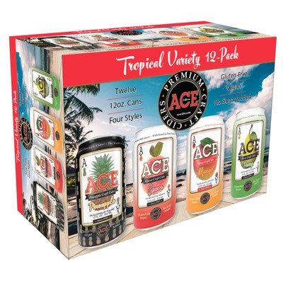 ACE Hard Cider Variety Pack - 12pk/12 fl oz Cans