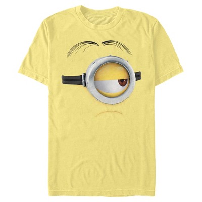 Men's Despicable Me Minions Stuart Frown Big Face T-Shirt