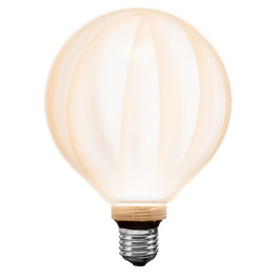 Festive Living G125 + LED Filament Outdoor Covered Patio Pendent Edison Replacement Bulbs, Warm White 2700K, E26 Medium Base