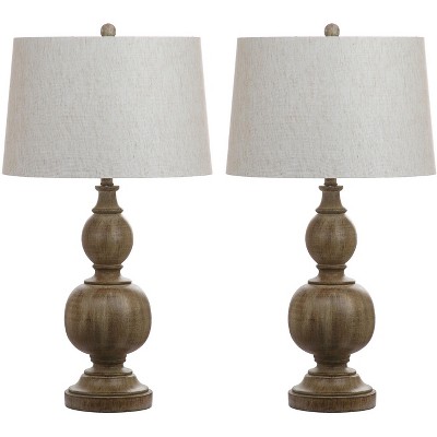 Araceli Table Lamp (Set of 2) - 31.5 Inch Height - LIT4525 - Brown - Safavieh
