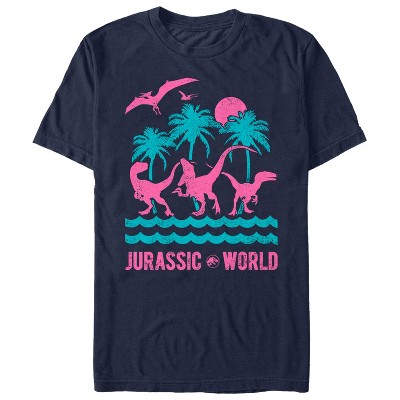 Men's Jurassic World: Fallen Kingdom Tropical Dinosaurs T-Shirt