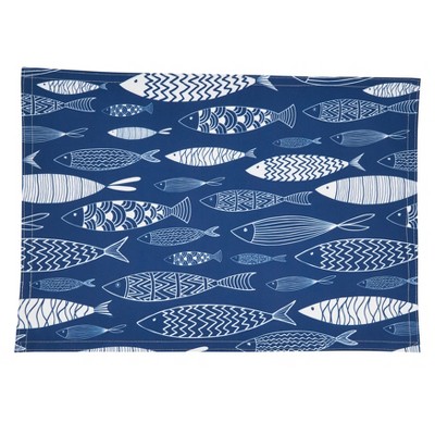 Saro Lifestyle Fish Print Table Mats