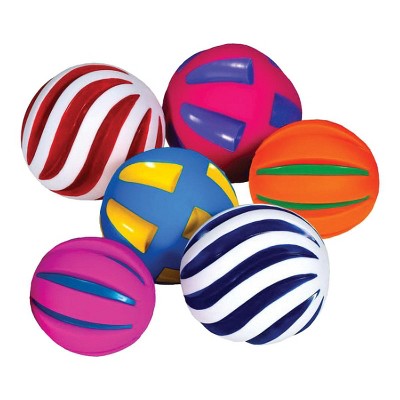 Kaplan Early Learning Tactile Squeaky Balls - Set of 6