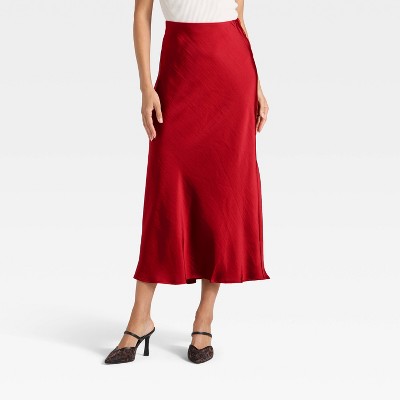 Women's Maxi Slip A-Line Skirt - A New Day™