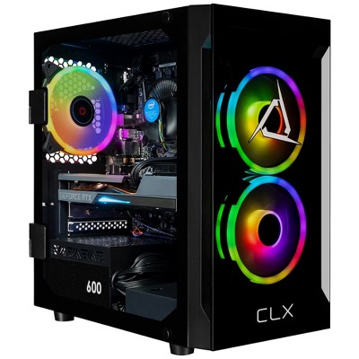 CLX SET Gaming PC - Intel Core i5 14400F 2.5GHz 10-Core, 32GB DDR5 Memory, GeForce RTX 5060 Ti 8GB, 2TB NVMe M.2 SSD, WiFi, Windows 11 Home