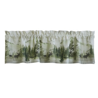 Park Designs Watercolor Wildlife Valance 60” x 14”