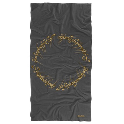 Lord Of The Rings One Ring 30” x 60” Beach Towel