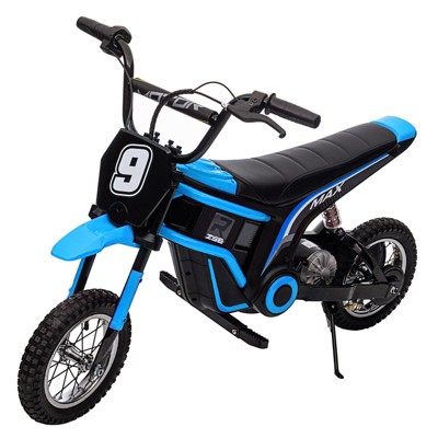 Acekool 24V Kids Ride-On Dirt Bike with Hydraulic Suspension, 3 Adjustable Speeds & Max Load 135 lbs