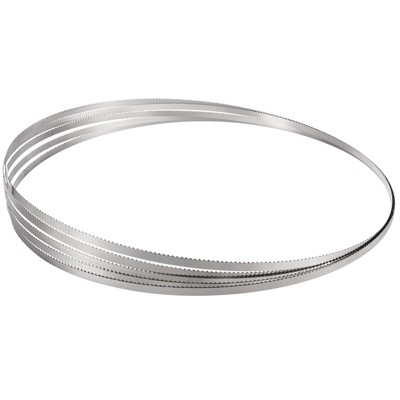 VEVOR Band Saw Blade, 82.3x0.63x0.02 inch, 5 PCS/Pack Meat Bandsaw Blades for Replacement, Carbon Steel Blade, Silver