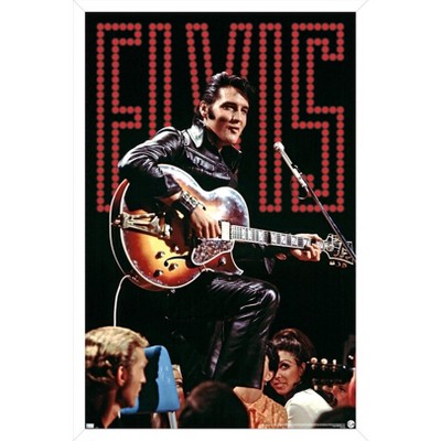 Trends International Elvis Presley - 68 Concert Framed Wall Poster Prints