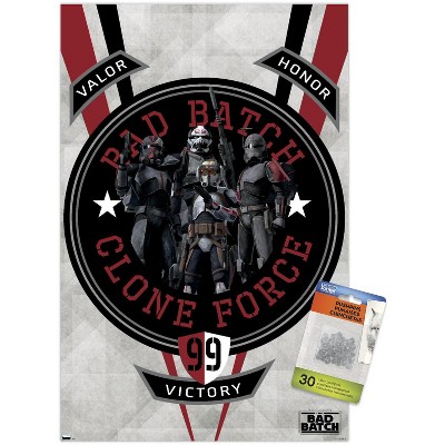 Trends International Star Wars: The Bad Batch - Badge Unframed Wall Poster Prints