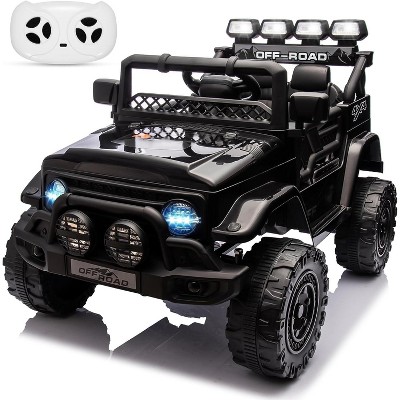 12V Kids Ride On Toy for Big Kids, 4 Wheeler Truck Car Play Car with Remote Control