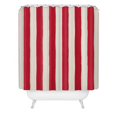 Deny Designs Avenie Modern Craft Spring Striped Shower Curtain