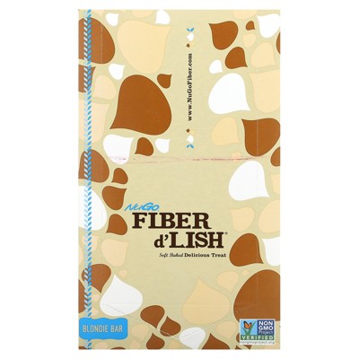 NuGo Nutrition Fiber d' Lish, Blondie Bar, 16 Bars, 1.6 oz (45 g) Each