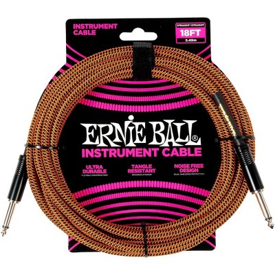 Ernie Ball Braided Straight to Straight Instrument Cable