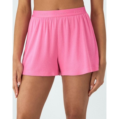 Hanes Originals Women’s SuperSoft Comfywear Rib Sleep Shorts