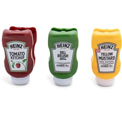 Toynk Heinz Bottle Chip Clips Picnic Pack | Set of 3 | Ketchup, Mustard, Relish