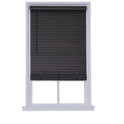 Home Basics Cordless 2-inch Embossed Faux Wood Blind Distressed Brown Oak