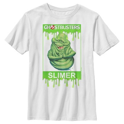 Boy's Ghostbusters Framed Slimer T-Shirt