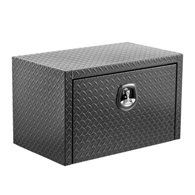 Gulches Pro Series Aluminum Underbody Truck Tool Box, 0.1" Diamond Thread, Matte Black, 24"-48" Sizes, Waterproof, Lockable Latch