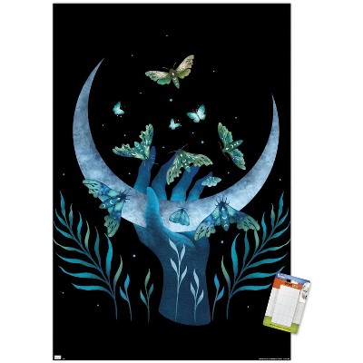 Trends International Episodic Drawing - Moth Hand Unframed Wall Poster Prints