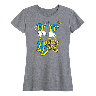 Women's - Nickelodeon - Official Double Dare Merchandise Short Sleeve Graphic T-Shirt