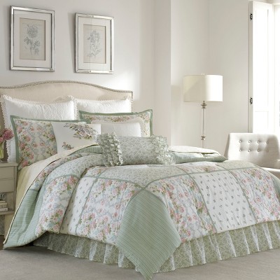 Laura Ashley Harper Comforter Set Green