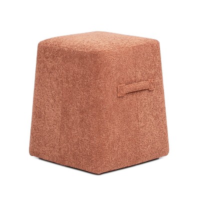 Clyde 14" Tapered Square Upholstered Ottoman