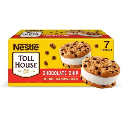 Nestle Tollhouse Choc Chip Sandwich Frozen Dessert - 28 fl oz/7ct